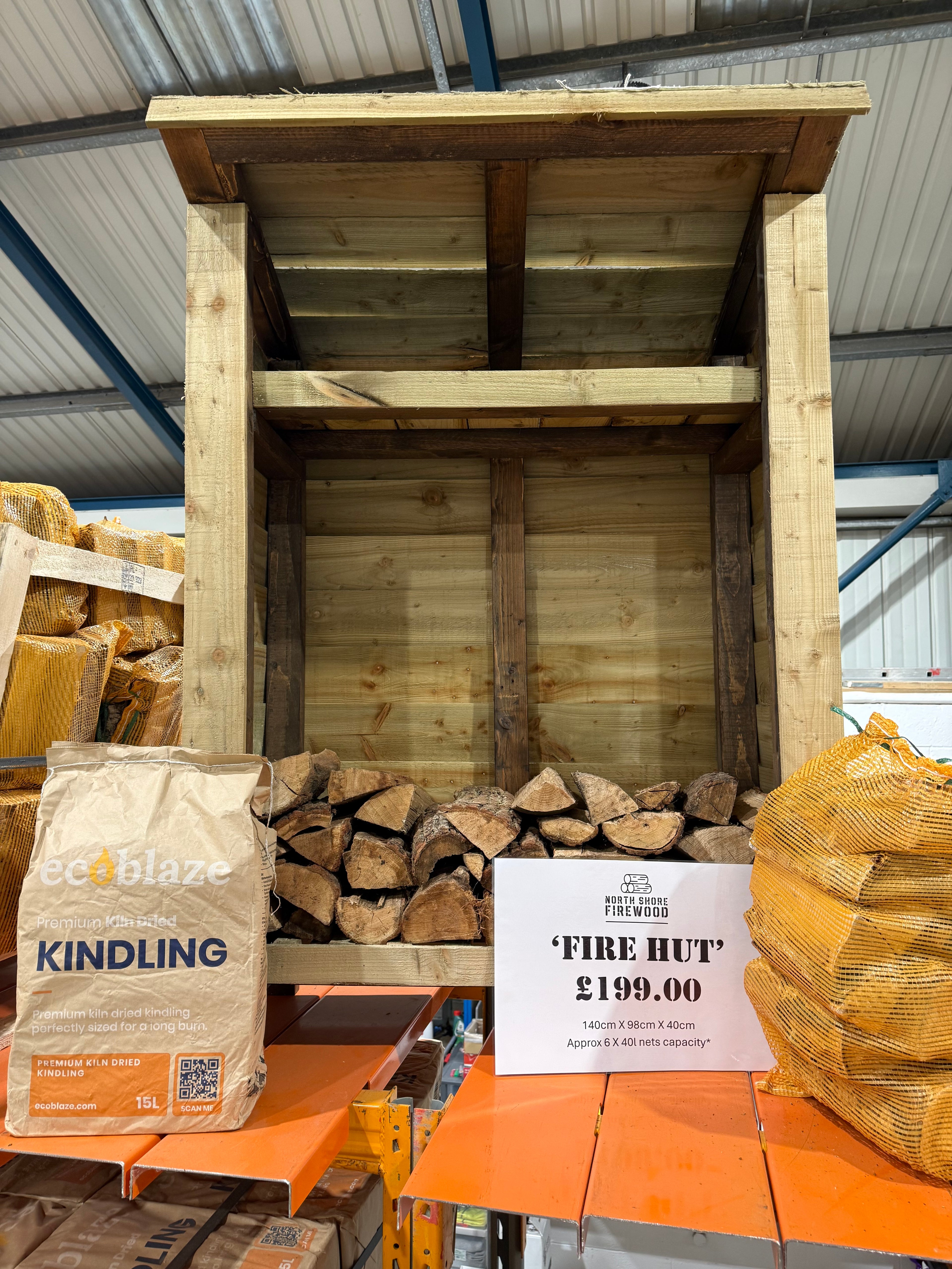 Fire Hut - Log Store